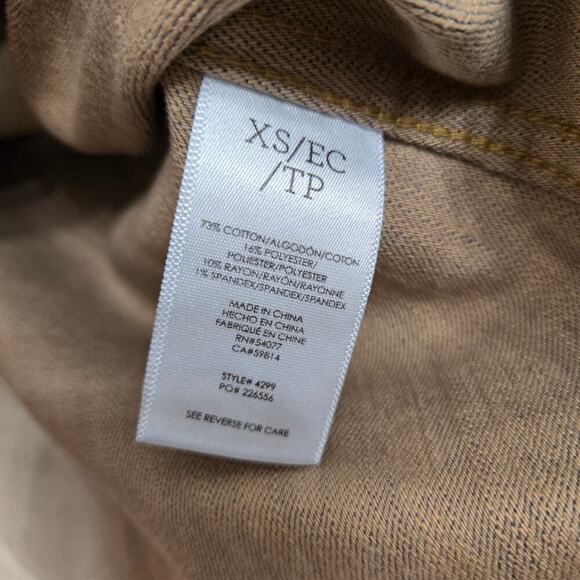 Cabi Workshop Jacket Womens XS Blue Denim Western Cowgirl Button-Up - Picture 9 of 11